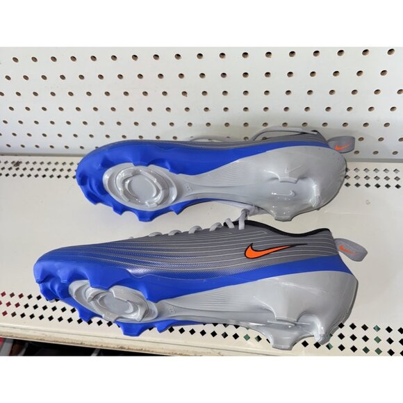 Nike Vapor Speed 3 Mens Football Cleats Size 15 Gray Blue Orange FB3303-001 main image 5
